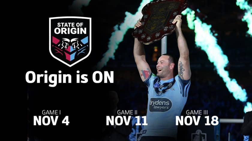 State Of Origin Schedule