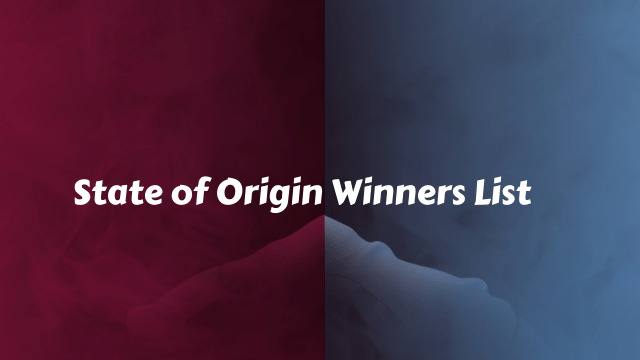 State of Origin Winners