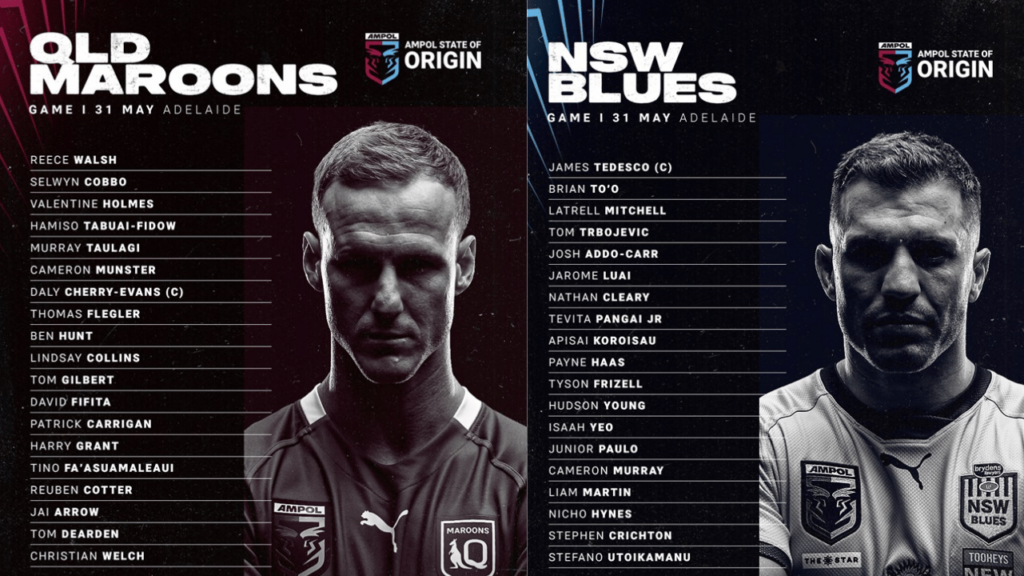 State Of Origin 2024 Team Announcement Nani